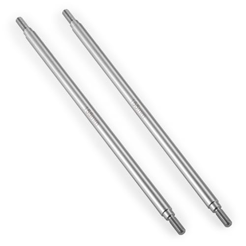 Stainless Steel Steering Links 155mm 1 Pair for SCX10 TRX4 | 1/10 Scale Upgrades RC Crawler Car Accessories - size: 155mm