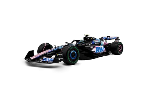 Solido 1:18 Scale Alpine F1 Team A524 Blue E.Ocon Brazilian GP 2024 Diecast Model Car S1814004