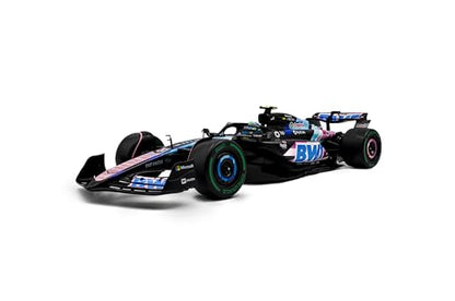 Solido 1:18 Scale Alpine F1 Team A524 Blue E.Ocon Brazilian GP 2024 Diecast Model Car S1814004