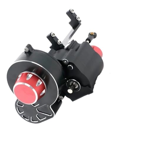Metal 2 Speed Shiftable Transmission Gearbox Upgrade Parts Compatible with Compatible RC Crawler Cars II III 1/10