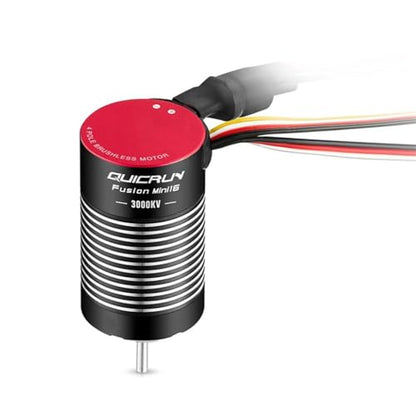 2-3S 30A Fusion Mini16 3000KV Sensored Brushless Waterproof Motor 2-in-1 Motor for 1/16 1/18 RC Climbing Car Crawler