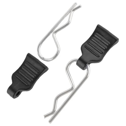50 Pieces 1mm Universal RC Body Clips with Pull Tabs Car Clips RTR Clip Pins H165 Spare Parts for 1:14 1:16 1:18 Scale Redcat HPI Himoto HSP Exceed RC Car SCX24 TRX4M Truck (Black) - color: 1.0mm