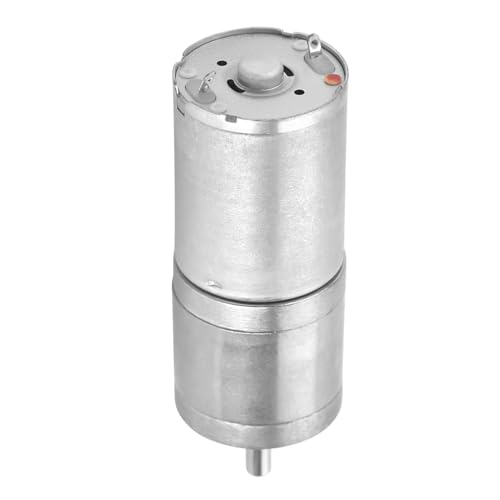 12V Mini DC Motor, 300RPM Micro Electric Gear Motor Metal Reversible High Torque Speed Reduction Shaft 25mm for PCB DIY RC Car Robot Model Drive Electric Drill Gear Box(300RPM) - size: 300RPM
