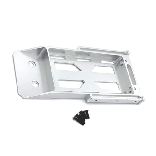 RC Upgrade Parts for MN128 MN86 MN86S MN86K MN86KS 1/12 RC Crawler Car Upgrade Parts Accessories Metal Battery Tray Rear Bumper Mount(Silver) - color: Silver