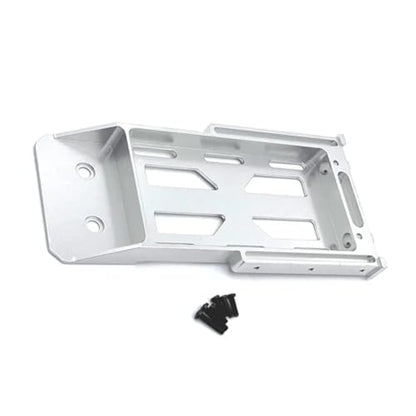 RC Upgrade Parts for MN128 MN86 MN86S MN86K MN86KS 1/12 RC Crawler Car Upgrade Parts Accessories Metal Battery Tray Rear Bumper Mount(Silver) - color: Silver