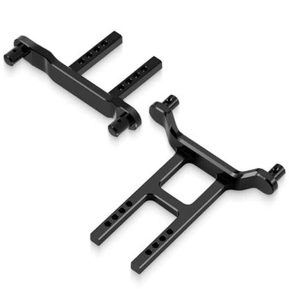 Aluminum Alloy Front & Rear Body Mount Post，Black | Upgrade Parts, For Tra-xxas 1/18 Latrax Teton Desert Prerunner SST, RC Car - color: Black