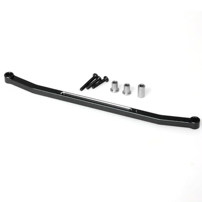 Aluminum Steering Pull Rod RC Upgraded Parts for LOSI 1/18 Mini LMT 4X4 Brushed Monster Truck RTR-LOS01026 RC Car, Black - color: Black Steering Rod