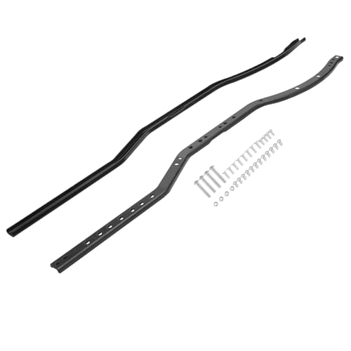RC Car Frame Parts For Axial For SCX10 90027 II 90046 90047 2Pcs/Set Steel For Chassis Frame Rails RC Car Crawler Truck Model Parts
