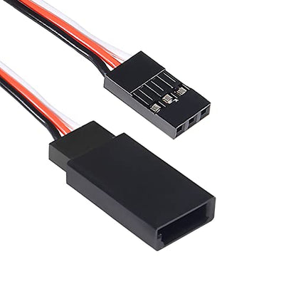 DIANN 20pcs RC Servo Extension Cable 3 Types Servo Y Harness Splitter 3 Pin Connector for RC JR Futaba RC Car Trucks Airplanes Helicopters