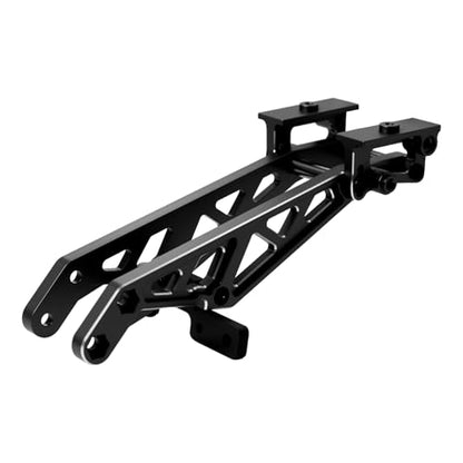 Aluminum RC Rear Wing Mount Upgrades for 1/8 Arrma Kraton V6 6S BLX EXB,Notorious 6S BLX,Replace#ARA320758 (Black) - color: Black