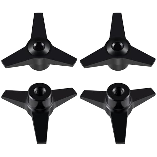 Anodized Aluminum Locknut Wheel Locking Nuts‌ Anti-Loose Nuts RC Truck Wheel Nut Set for 1/10 Scale Tamiya Clod Buster 4×4×4 RC Off-Road Car Truck Upgrades (Black) - color: Black