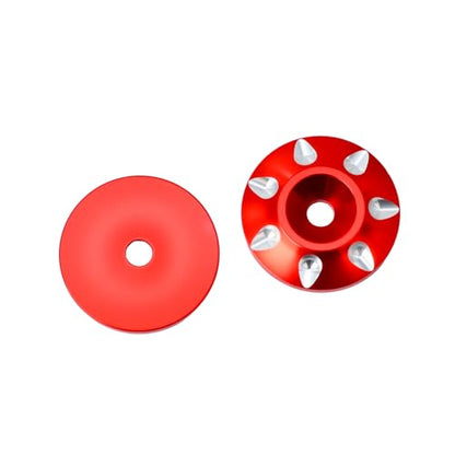 2Pcs Universal Metal RC M3 Rear Tail Wing Washer Fixed for 1/10 RC Off Road Buggy Monster Truck Racing Dift Car