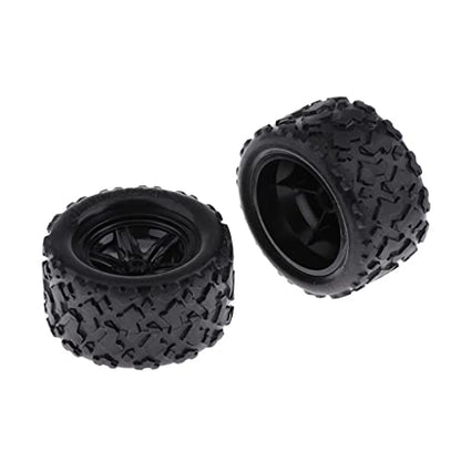 Replacement Part For 2 Pieces RC Car Racing Car Tires 1:18 Scale RC Car Cement Parts Durable
