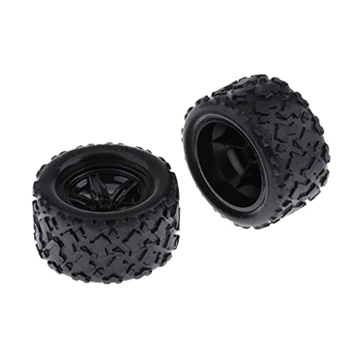 Replacement Part For 2 Pieces RC Car Racing Car Tires 1:18 Scale RC Car Cement Parts Durable