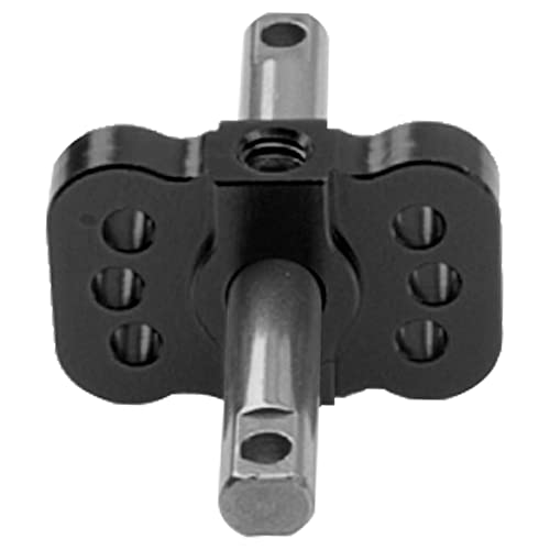 Aluminum RC Differential Locker Spool 2WD Diff Locker Mounts Upgrades Part Compatible with 1/10 Traxxas Slash 2WD Rustler Stampede 2WD Bandit 2WD 1/10 RC Car (Black) - color: Black