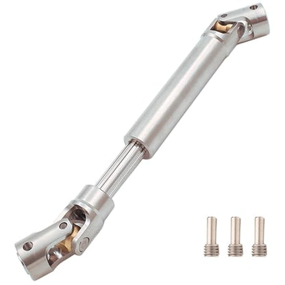 Steel Heavy-Duty Drive Shaft for 1/10 RC Car Crawler(95mm-130mm) | Stainless Steel Driveshaft for Axial SCX10 90046 AXI03007 TRX4 Redcat Gen8,Smooth Rotation - size: 95-130MM