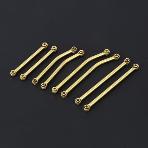 Brass Steering Links High Clearance Chassis Trx4m Links Set CNC for TRX4M Upgrades 1/18 RC Crawler