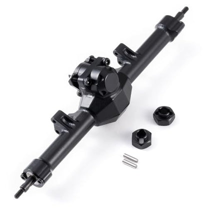 MOHERO +4mm SCX24 Extended Rear Axles for Axial SCX24 Deadbolt Bronco JLU C10 Gladiator Base Camp Power Wagon 1/24 RC Crawler Car Upgrade Parts - color: Extended - Rear Axle