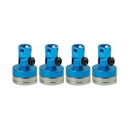 4 Pieces RC Body Post Metal Mount Column Shell Mount Model Car Accessory Vehicle Body Post Upgrade Suitable for RC Car Hobbies Repair, Blue - color: Blue