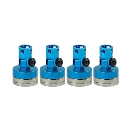 4 Pieces RC Body Post Metal Mount Column Shell Mount Model Car Accessory Vehicle Body Post Upgrade Suitable for RC Car Hobbies Repair, Blue - color: Blue
