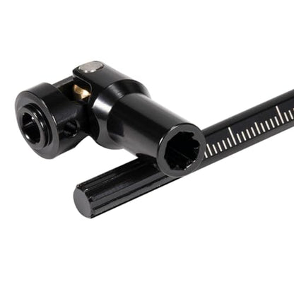 SCX10 Drive Shaft 2PCS SCX10 Driveshaft Stainless Steel Rear Front Driver Shaft 68-229mm Cut to Length for 1/10 RC Crawler LCG Rig Sportsy Scalers GSPEED Capra SCX10 Pro Element DIY SCX10 (Black) - color: Black