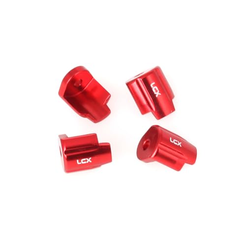 LCX Racing RC Crawler Car CNC Aluminum Front Rear Shock Mount Guard for Arrma 1/14 1/16 1/18 Typhon Mojave Granite Grom Truck, Upgrades Parts Accessories