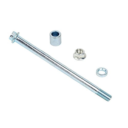 Mokuo 12mm 185mm Front Rear Axle with Bushing 5mm 20mm Fit for Motorcycle Pit Dirt Bike Moped Scooter QUAD ATV Mini Bike Parts - size: 12-185