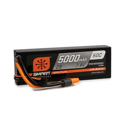 Spektrum Accessories Smart Powerstage Surface Bundle: 5000mAh 2S 50C LiPo Battery (IC3) / 100W S100 Charger, SPMX-1031