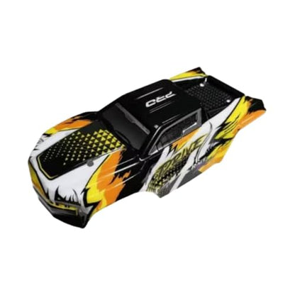 RC Body Shell 1/16 RC Car Body Shell Cover Upgrade Part RC Car Replace Parts Painted Body Shell DIY Accessory Lightweight Suitable for 16101 16102, Yellow - color: Yellow