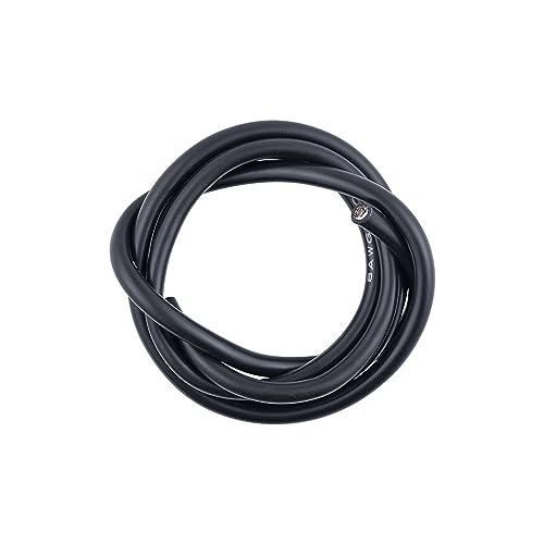 Powerhobby 8AWG RC Silicone Hookup Wire Black 1 Meter
