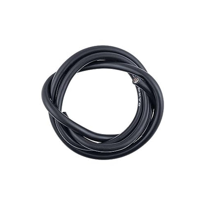 Powerhobby 8AWG RC Silicone Hookup Wire Black 1 Meter
