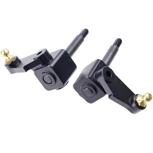 1/10 Knuckle Arm Set Upgrade for Blackfoot Monster Beetle RC Cars | Fits Blackfoot / Monster Beetle / Frog +More - Aluminum Upgrade - Replacement Parts - Black