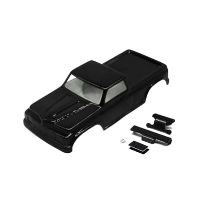 Body Shell Hand Spray Monochrome Truck for Axial for SCX30 K10 1/30 RC Remote Control Car Upgrade Parts Modify Accessories RC Car Repair Kit - color: Black