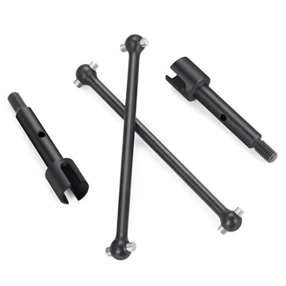 2Pcs JGGZONE Steel 1144 Rear Drive Shaft CVD Dogbone Joint Axle Driveshafts Compatible with LOSI 1/16 Mini-B Buggy 1/18 Mini-T 2.0 Stadium Truck Replacement Parts
