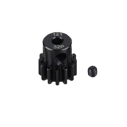 5-Pack Steel Metal 32P 5mm Pinion Motor Gear Sets 12T 14T 16T 18T 20T Compatible with HPI Kyosho Losi Axial Tamiya 1/8 1/10 RC Car Monster Truck Buggy - style: 12T 14T 16T 28T 20T