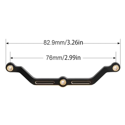 Black Brass Steering Link for 1/18 Scale TRX4M TRX4MT RC Crawler Upgrade Parts, 10g