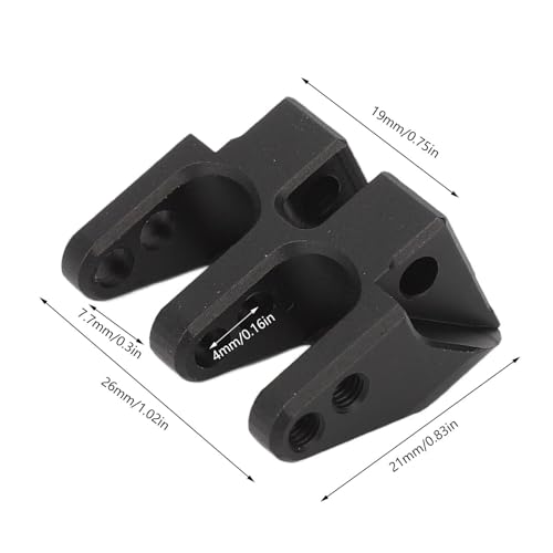 CNC Aluminum Alloy Rear Upper Link Mount Improved Suspension for 1/10 RC Crawler Car