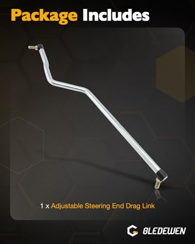 Steering Drag Link, Compatible with AYP/Jonsered/Craftsman/Husqvarna/Poulan, Adjustable Draglink Bar, Riding Lawn Tractor Part, Steering Control Arm, Replace#532169832 169832 532156438 156438 245-850 - size: 156438