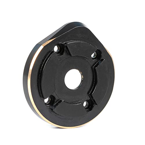 UTB10 Brass Counter Weight Axle Housing Black Coating for Axial RC Crawler 1/10 UTB10 Capra Unlimited Trail Buggy RTR 1.9 4WS Upgrade Part (B- 2pcs UTB10 Portal Cover Plates) - color: B- 2pcs Utb10 Portal Cover Plates