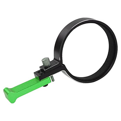 RC Transmitter Steering Wheel Trigger One-Handed Control Adapter Compatible with Flysky gt5 Traxxas TQI Dumborc Remote Controller Transmitter 1.55"-1.65" Steering Wheel (Green) - color: Green