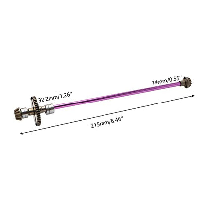 Metal Main Central Axle Drive Shaft Upgraded Replacement Spare Parts for 1:12 124019 124018 RC Car Spare Accessories - color: 1:12 Main Drive Shaft
