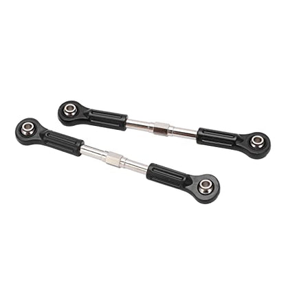 Metal Steering Tie Rod, Steering Linkage Upgrade with 4 Alloy Ball Heads for Precision Control, for High Speed RC Cars and 1/8 1/10 Scale Trucks SUVs