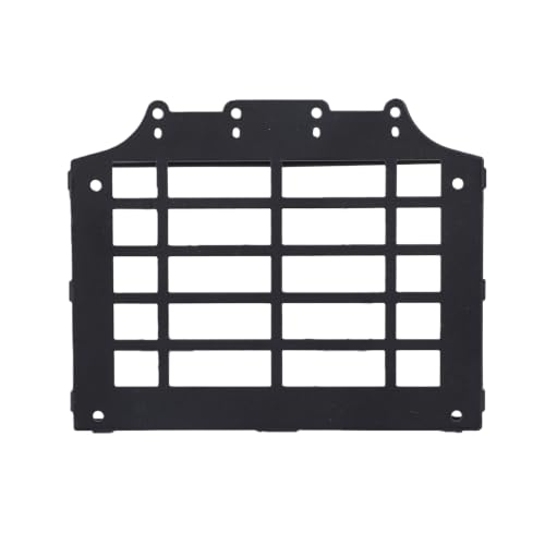 Vikye Metal RC Car Roof Rack for 1/12 Scale MJX H12Y Off Road Crawler, Luggage Carrier with Mesh Design, Black Accessory for Remote Control Truck
