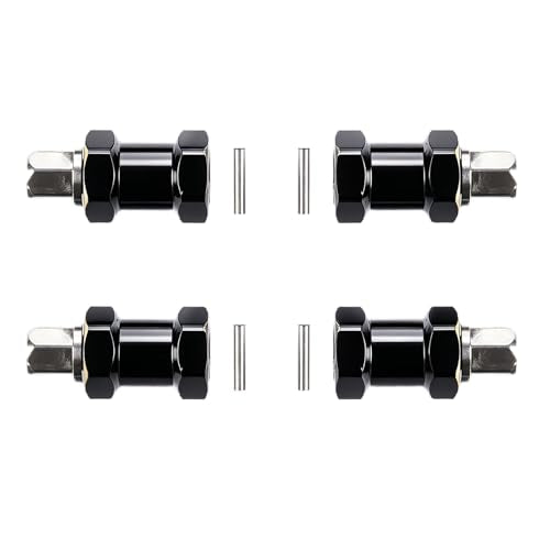 17mm Brass Hex Hub Extension Adapter Upgrade for 1/10 SCX10 D90 | Fit 1/10 Axial SCX10 & D90 crawler vehicles. Widen wheel track for stability. Solid brass durable RC modification parts. - size: 20mm