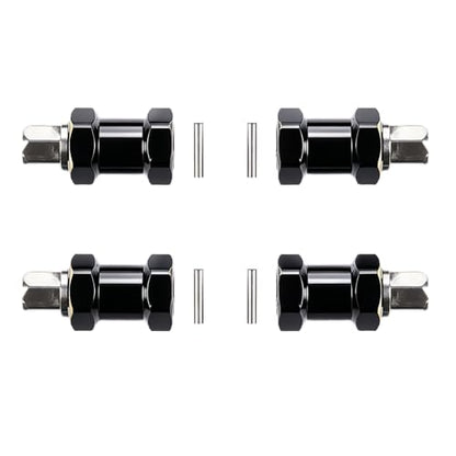 17mm Brass Hex Hub Extension Adapter Upgrade for 1/10 SCX10 D90 | Fit 1/10 Axial SCX10 & D90 crawler vehicles. Widen wheel track for stability. Solid brass durable RC modification parts. - size: 20mm