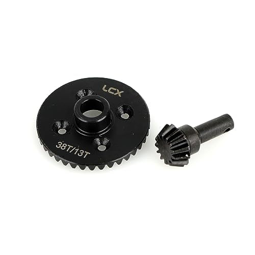 LCX Racing 1/10th RC Crawler Car AR14B Axle Hardended Steel Heavy Duty Bevel Gear Set Axle Gears -38T/13T for Axial RBX10 RYFT AXI03009 AXI03005, Upgrades Parts Accessories (Gear) - style: Gear