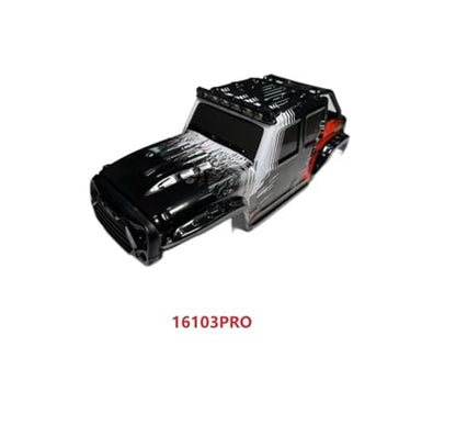 Compatible with SCY for 16101PRO for 16102PRO 16103PRO 16201PRO 1/16 R/C Cars RC Trucks RC for Buggy Spare Parts Body Shell RC Repair Parts(G) - size: G