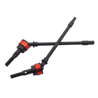 2PCS Vgoohobby Hard Steel CVD Drive Shaft Front Axle Dogbone Hop-Up Parts Compatible with Axial SCX10 1/10 RC Climbing Car Crawlers Buggy