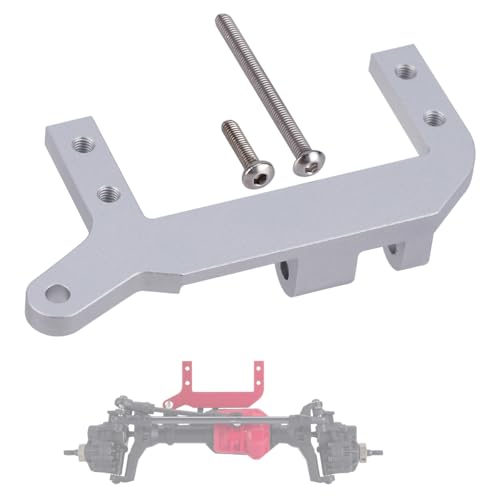 RC TRX4 Servo on Axle Mount,TRX4 SOA Mount 4-Link Suspension for 1/10 RC Crawler Car TRX-4 Aluminum Upgrade Parts (Silver) - color: Silver