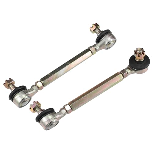 ACROPIX 10cm 3.94" Steering Tie Rod End Tie Rod Link Fit for 50cc 70cc 90cc 110cc 125cc 150cc ATV Quad Four Wheeler with Ball Joint Accessories - Pack of 2 - size: 100mm